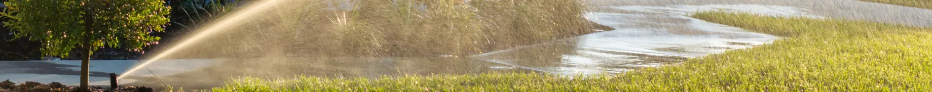 zavlažovanie travnika