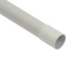 Rúrka pevná1516E KA (320N), PVC, svetlosivá (l=3m)
