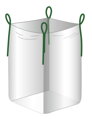 BIG BAG 1000 kg otvorený hore a plný dole 90x90x120 cm BIG BAG 1000 kg otvorený hore a plný dole 90x90x120 cm