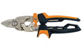 Prevodové nožnice na plech FISKARS PowerGear, krátka čepeľ