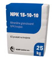Hnojivo NPK 15-10-10, 25 kg