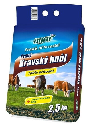 Hnojivo - KRAVSKÝ HNOJ 2,5 kg /Agro/