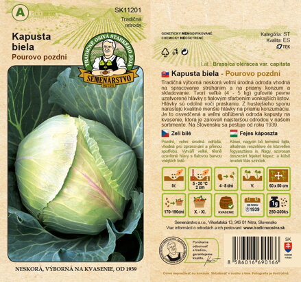 Kapusta biela POUROVO POZDNÍ