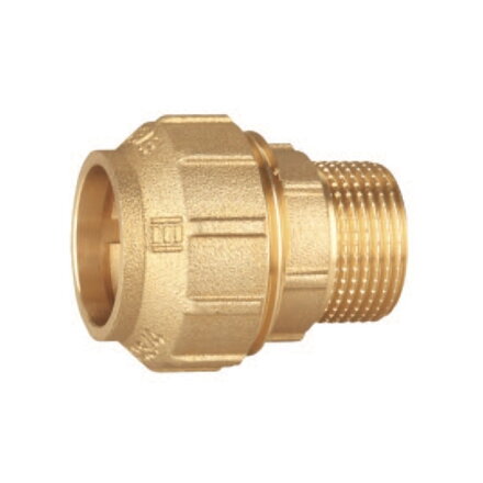 HDPE spojka s vonkajším závitom 20x1/2" - mosadz