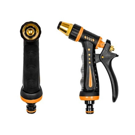 Zavlažovacia kovová pištoľ s ergonomickou rukoväťou
