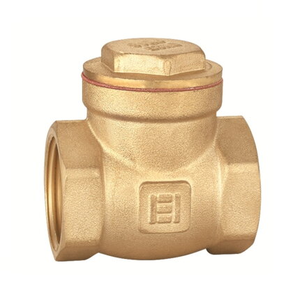 Spätná klapka horizontálna 2" - mosadz