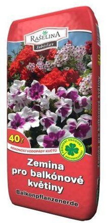 Substrát pre BALKÓNOVÉ kvetiny 40 L /Rašelina/