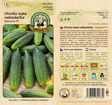 Uhorka siata nakladačka SANTANA F1