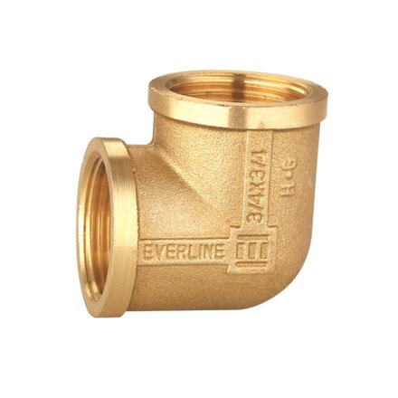 Koleno 1" FF - mosadz