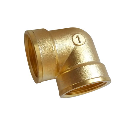 Koleno 6/4" FF - mosadz