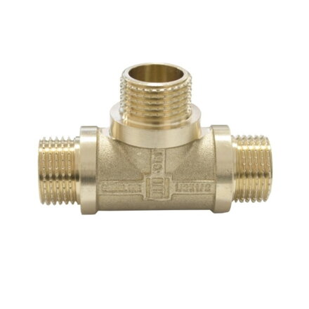 Mosadzný T-kus 3x1/2" (vonk. závit) - PN10