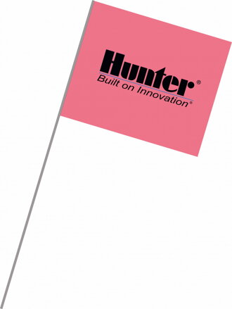 Vytyčovacia zástavka Hunter ČERVENÁ NEON