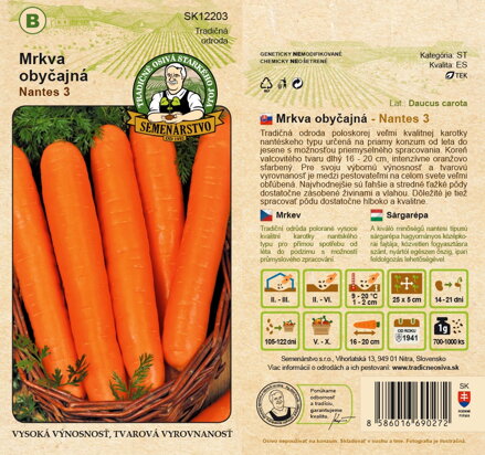 Mrkva obyčajná NANTES 3