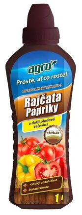 Hnojivo kvapalné na PARADAJKY, PAPRIKY a inú plod. zeleninu 1 L  /Agro/