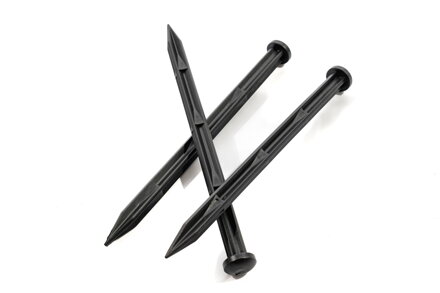 Plastový upevňovací KOLÍK 22,5 cm Popis: Kolík do zeme 22,5 cm k obrubníku, Typ balenia: krabica, Množstvo v balení: 100 ks (krabica)