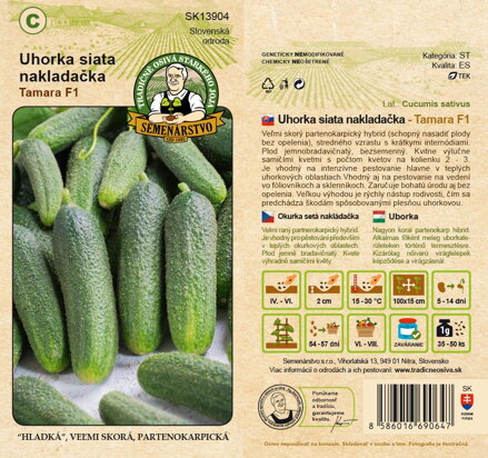 Uhorka siata nakladačka TAMARA F1