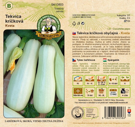 Tekvica kríčková KVETA