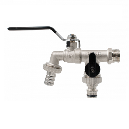 Záhradný 2-vývodový ventil 1/2”