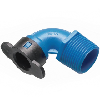 Závitové koleno Blu-lock 1/2“