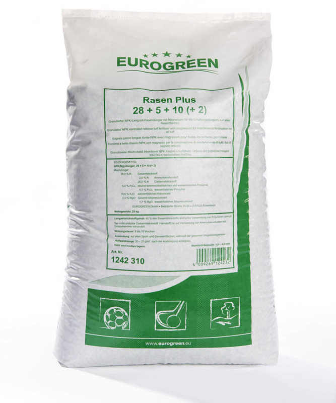 Trávnikové hnojivo RASEN PLUS - TURF 25 kg