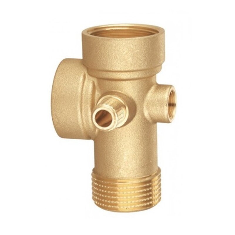 5-cestná tvarovka 1" - mosadz