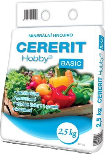 Hnojivo minerálne CERERIT hobby BASIC 2,5 kg /Agro/