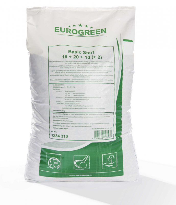 Trávnikové hnojivo BASIC START 25 kg