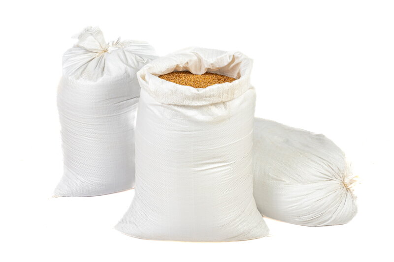 Vrece obilné polypropylénové 50 kg biele 60 X 110 cm Typ balenia: balík, Množstvo v balení: 1000 ks (balík)