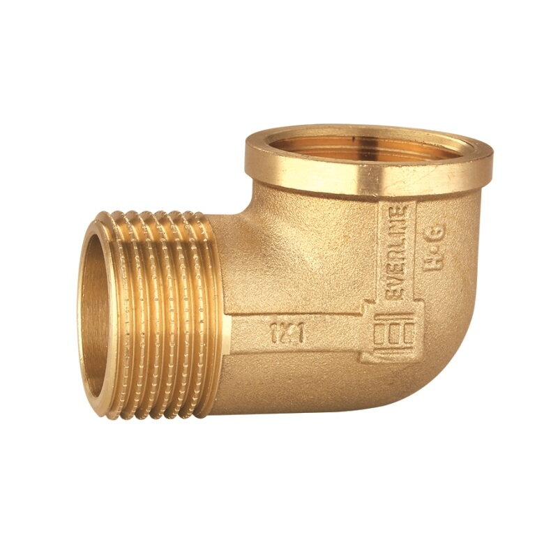 Koleno 5/4" MF - mosadz