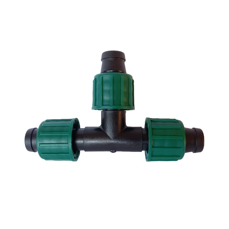 T-kus na plochú kvapkovú hadicu 3x16