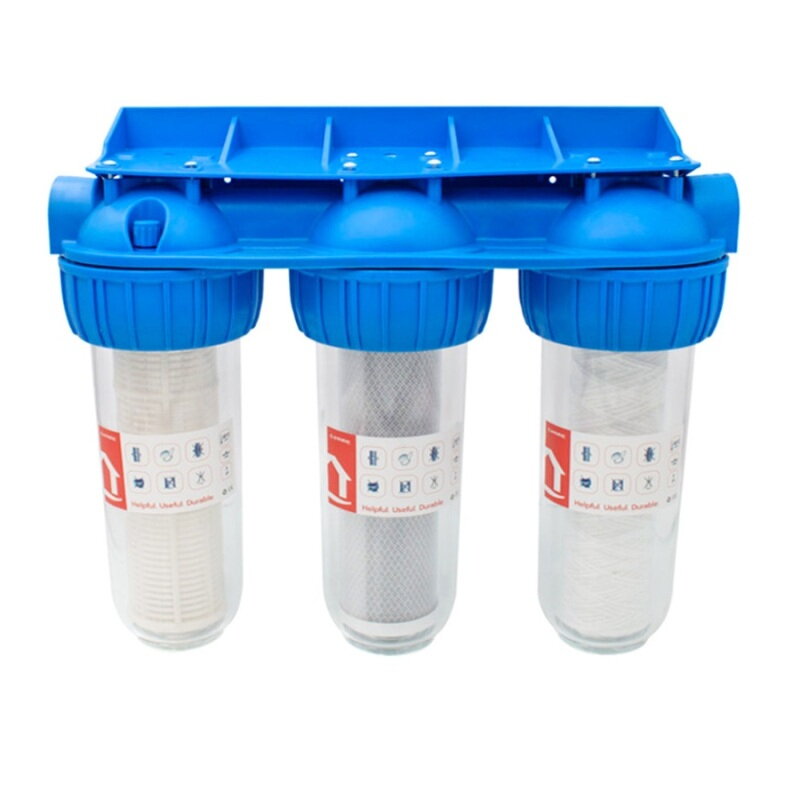 Trojitý filter 10" Everline EWY-3F34/10 s vložkami - 3/4"