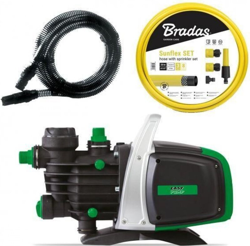 Samonasácacie čerpadlo EASY JET 1100 - SADA, SUNFLEX SET 20m, sacia súprava 7m