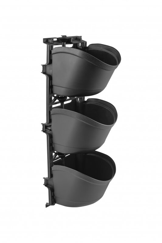 Vertikálna zelená stena 8" s 3 kochlíkmi