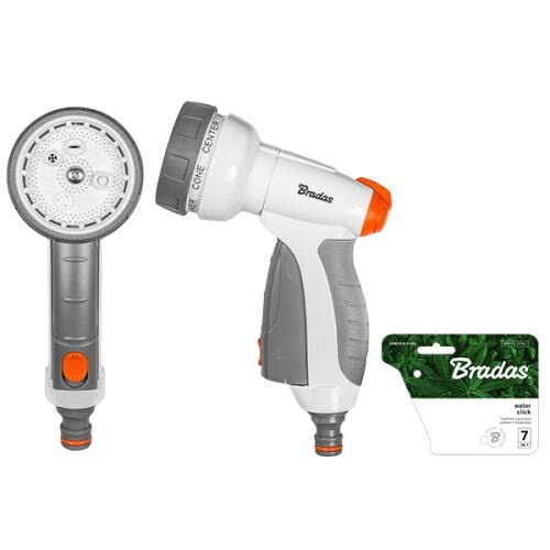 Zavlažovacia kovová pištoľ - 7 funkcií, s reguláciou prietoku