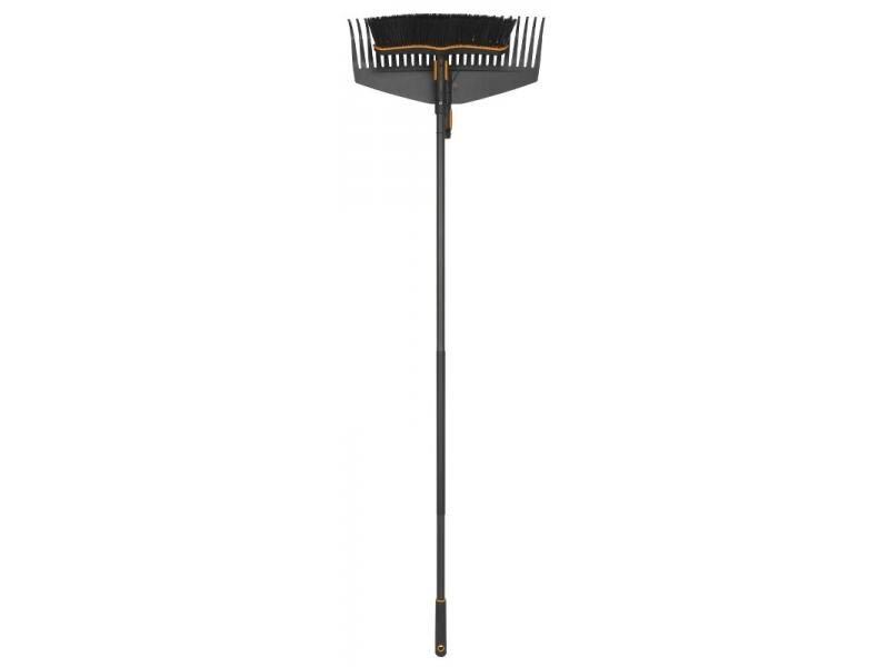 Násada L + metla na terasy + hrable na lístie QuikFit FISKARS