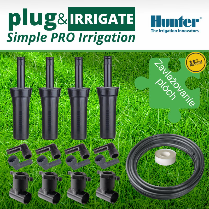 Hunter PRO-Spray 04M – závlahový set 4×
