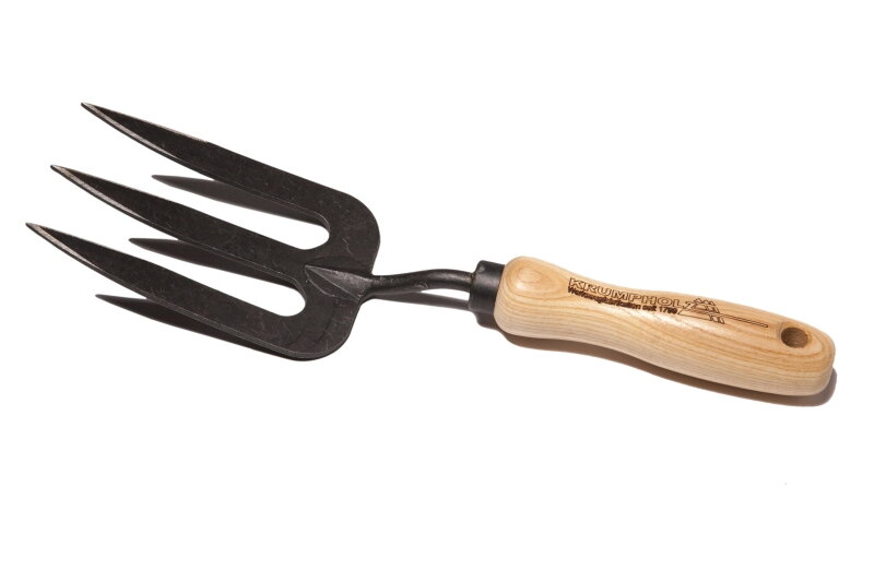 Ručné kypriace vidly KRUMPHOLZ, 3 zuby, 14 cm