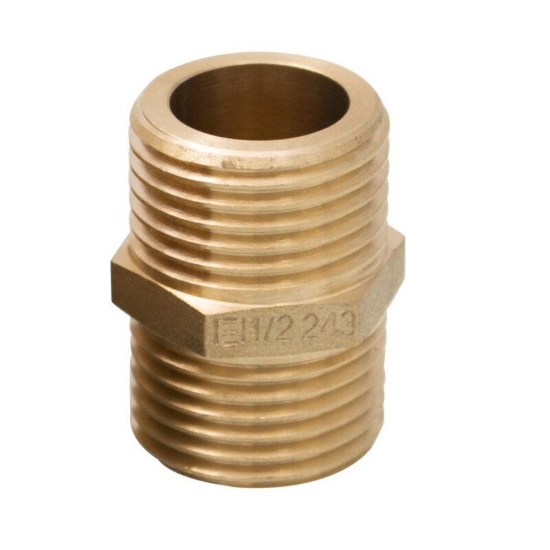 Vsuvka 1" - mosadz krátka