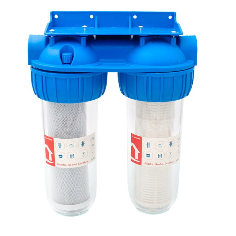 Dvojitý filter 10" Everline EWY-2F11/10 s vložkami - 1"