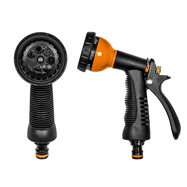 Zavlažovacia kovová pištoľ - 7 funkcií