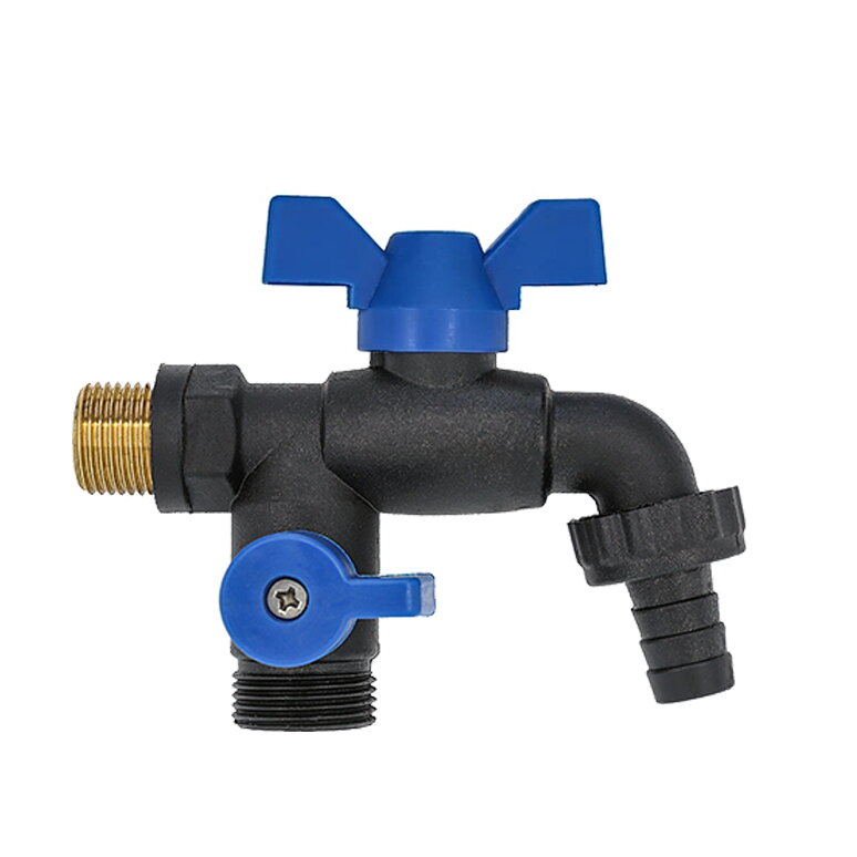 Plastový záhradný 2-vývodový ventil Plast-Fit 1/2”