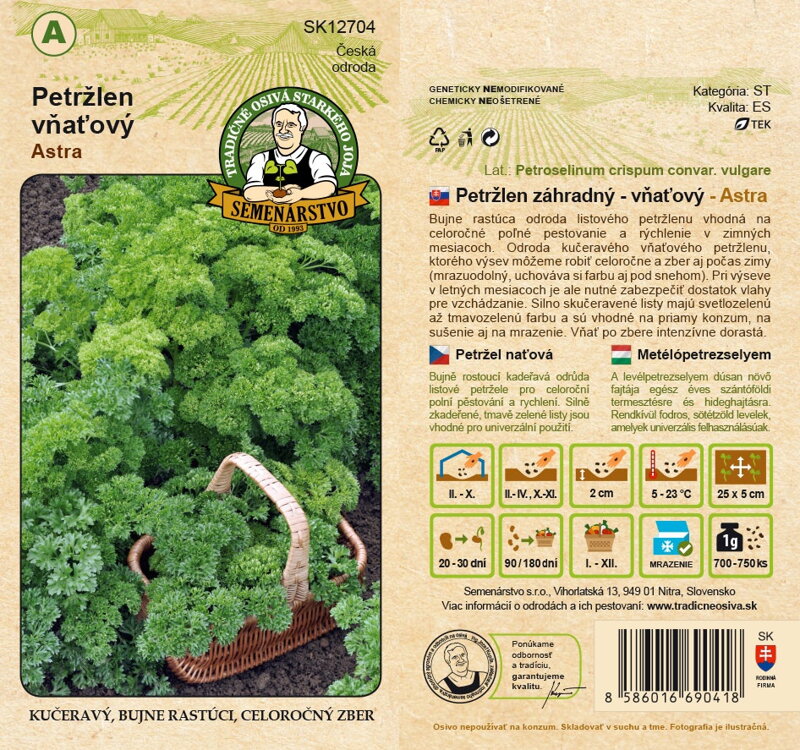 Petržlen vňaťový ASTRA