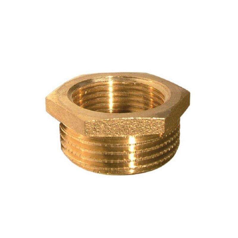 Mosadzná redukcia 1/2"x1/4" (vonk. x vnút. závit) - PN10