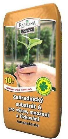 Záhradnícky substrát A,  pre VÝSEV a MNOŽENIE 10 L /Rašelina/