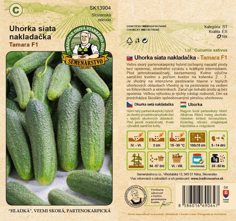 Uhorka siata nakladačka TAMARA F1