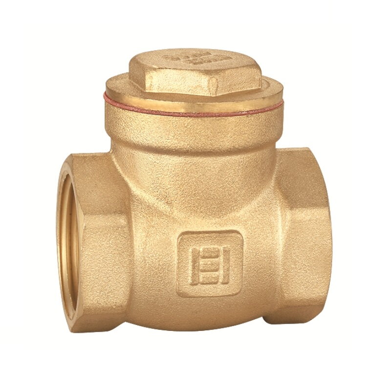 Spätná klapka horizontálna 6/4" - mosadz