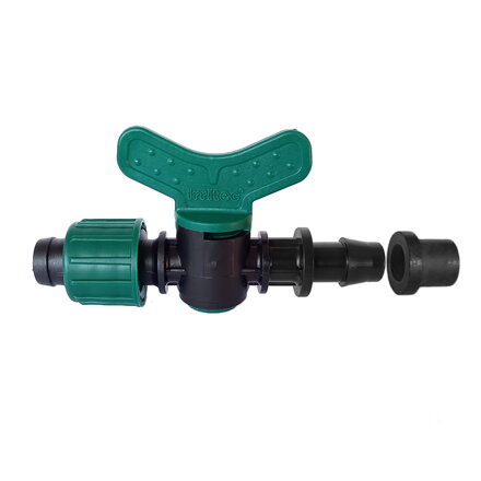 Ventil s gumou (17 mm) plochá hadica/PE hadica VRT 16