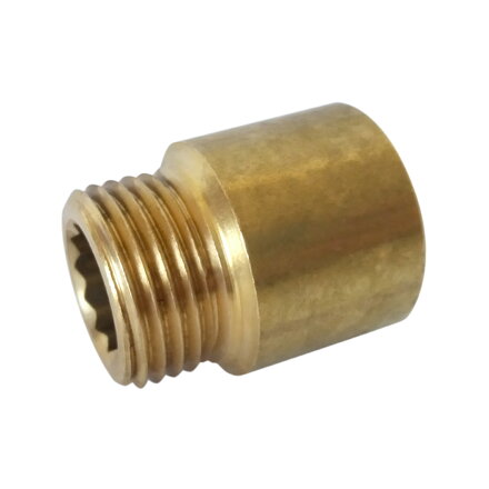 Predĺženie 3/4”x10 mm - mosadz