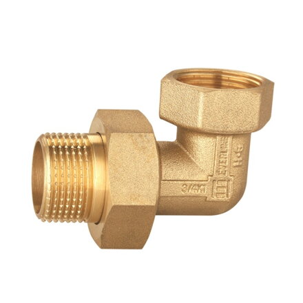 Šróbenie rohové 1/2" MF - mosadz