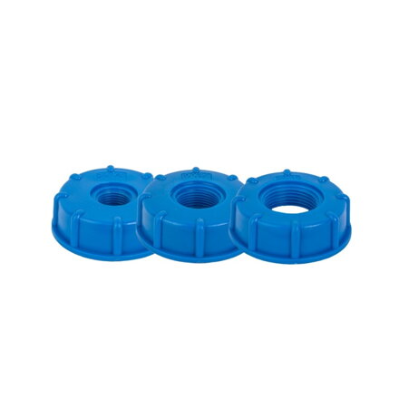 IBC adaptér súprava S60x6 s vnútorným závitom 1/2"-3/4"-1"